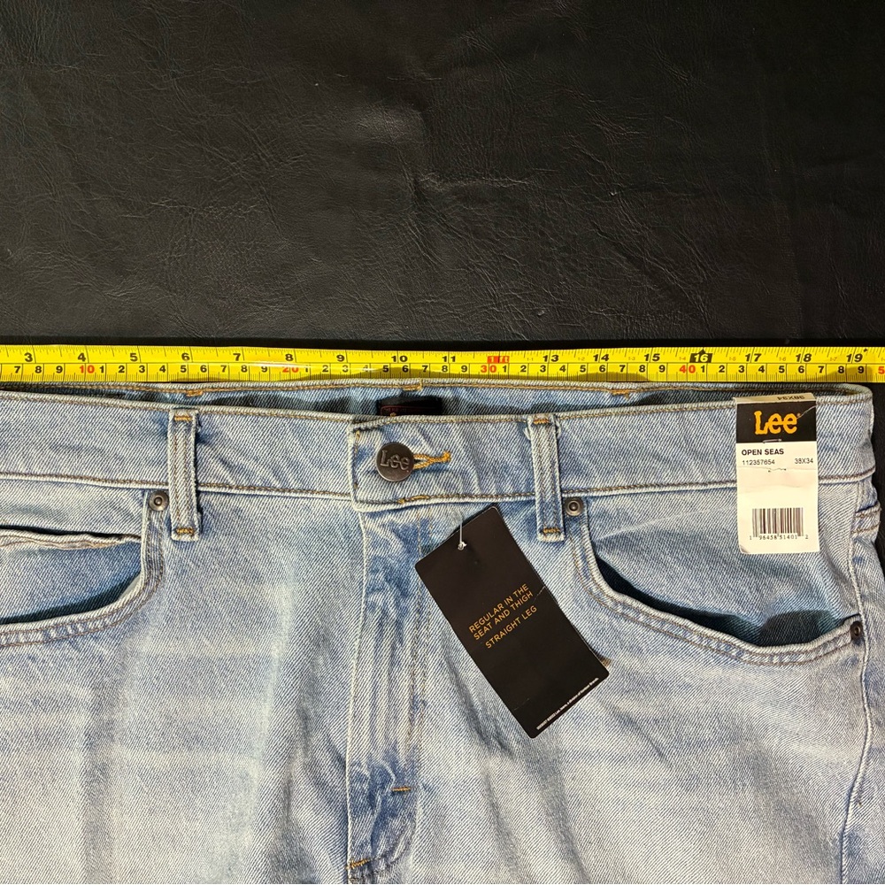 Lee Legendary Regular Straight Jean Open Seas 112357654 Size 38X34 - Picture 11 of 11
